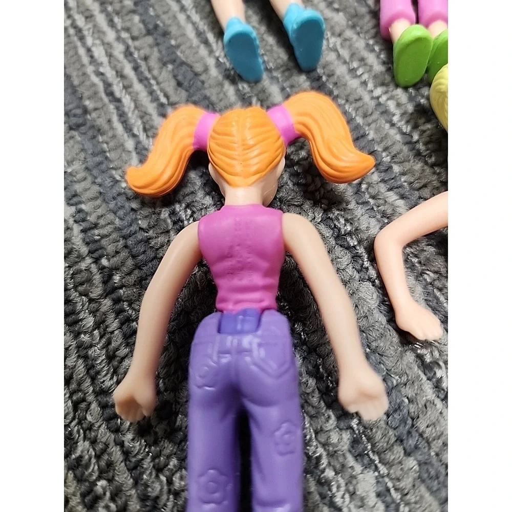 Mcdonalds‎ Happy Meal Toys 2003 Polly Pockets Toy Figures Lot Of 4